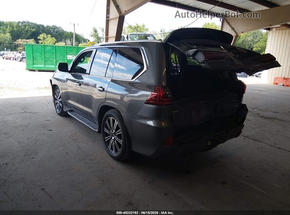 JTJHY7AX9J4260890 2018 LEXUS LX 570 Gray Հետևի ձախ