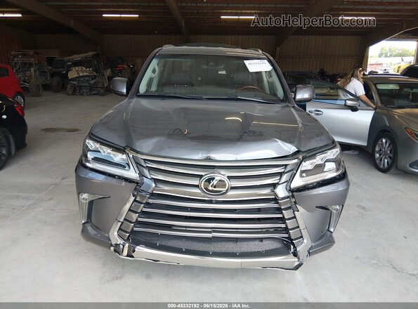 JTJHY7AX9J4260890 2018 LEXUS LX 570 Gray Սարքավորումների վահանակի տեսք