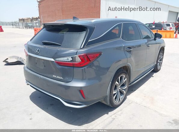 JTJHZKEA2N2024945 2022 LEXUS RX 350L Серый Задняя правая четверть