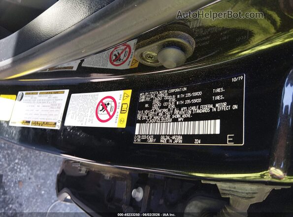 JTJHZKFA2L2023368 2020 LEXUS RX 350L Black Շարժիչի բաժամունքի տեսք