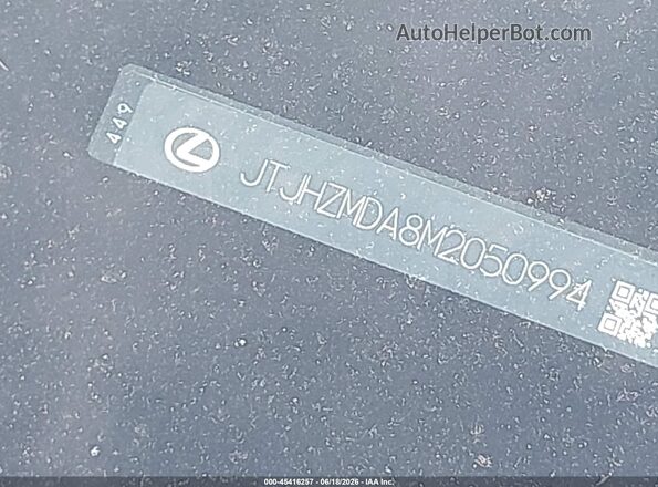 JTJHZMDA8M2050994 2021 LEXUS RX 350 Black 