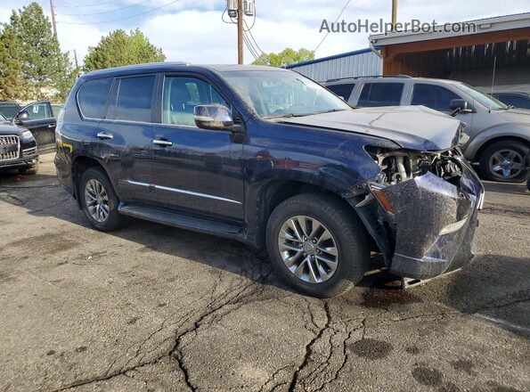 JTJJM7FX2J5197292 2018 LEXUS GX Blue Передня права чверть