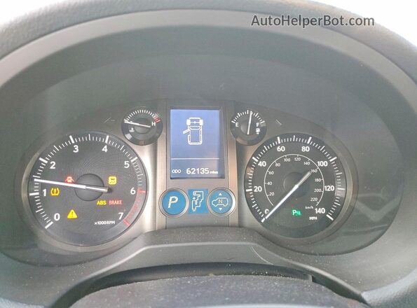 JTJJM7FX2J5197292 2018 LEXUS GX Blue Вид щитка приладів