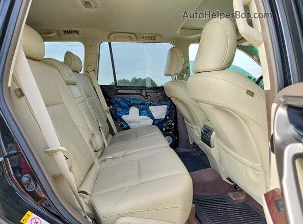 JTJJM7FX7K5222723 2019 LEXUS GX Black უკანა სალონის ხედი