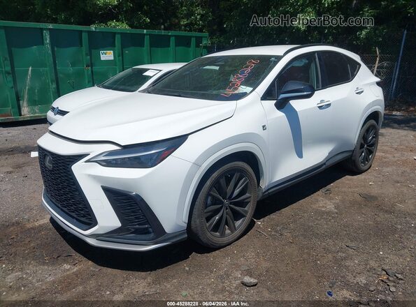 JTJKGCEZ5N2002607 2022 LEXUS NX 350 White წინა მარცხენა ხედი სამი მეოთხედიდან