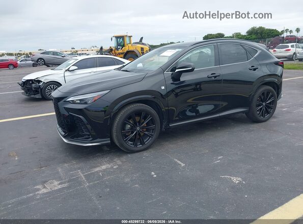 JTJKGCEZXN2006197 2022 LEXUS NX 350 Black Vista tres cuartos delantera izquierda
