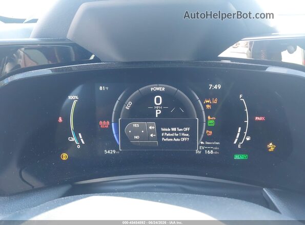 JTJKKCFZ2T2079669 2026 LEXUS NX 450H+ Белый Вид задних сидений