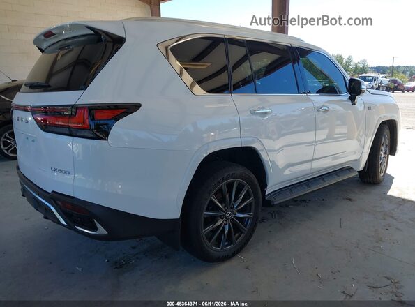 JTJMB7CX3S4082442 2025 LEXUS LX 600 White Задня права чверть