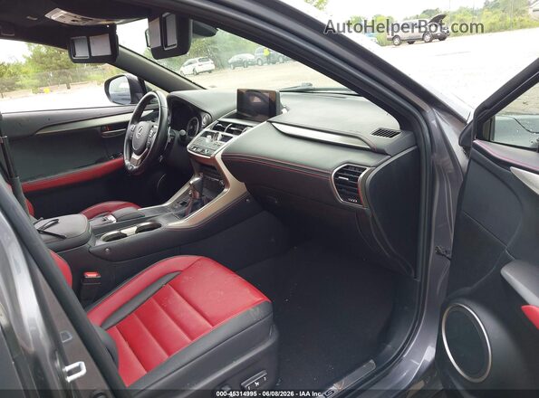 JTJSARBZ1M2193689 2021 LEXUS NX 300 Gray Вид салону спереду
