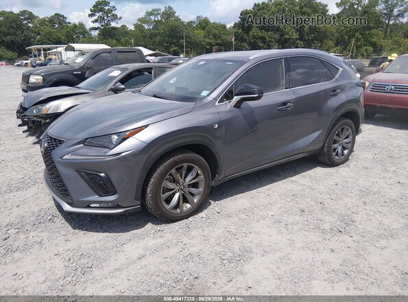JTJSARBZ2L5007610 2020 LEXUS NX 300 Gray Front left