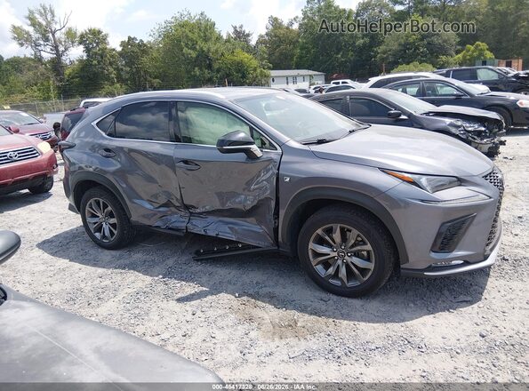 JTJSARBZ2L5007610 2020 LEXUS NX 300 Gray Rear interior view
