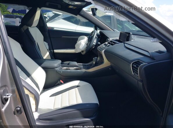 JTJSARBZ2M5022187 2021 LEXUS NX 300 Серебряный Вид салона спереди