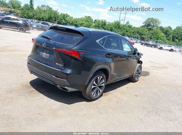 JTJSARDZ1L2232535 2020 LEXUS NX 300 Black უკანა მარჯვენა