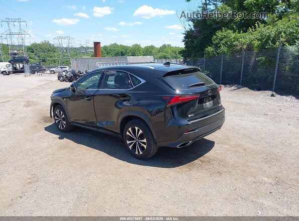 JTJSARDZ1L2232535 2020 LEXUS NX 300 Black უკანა მარცხენა