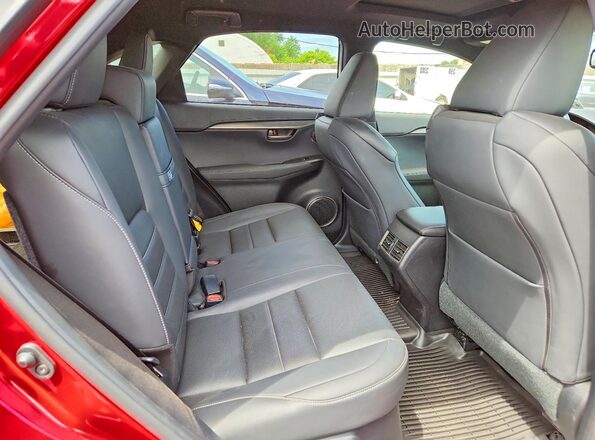 JTJSARDZ5M2259691 2021 LEXUS NX Red Widok wnętrza z tyłu