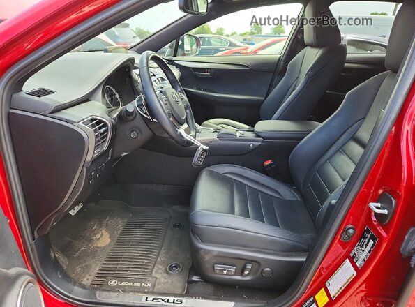 JTJSARDZ5M2259691 2021 LEXUS NX Red Widok wnętrza z przodu