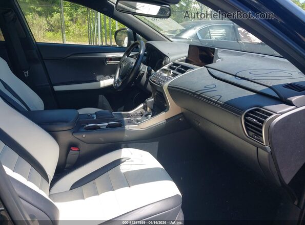 JTJSARDZ8M2242349 2021 LEXUS NX 300 Black Вид салону спереду