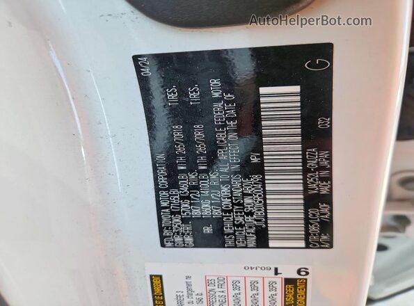 JTJTBCDX5R5004798 2024 LEXUS GX White Vista del compartimento del motor