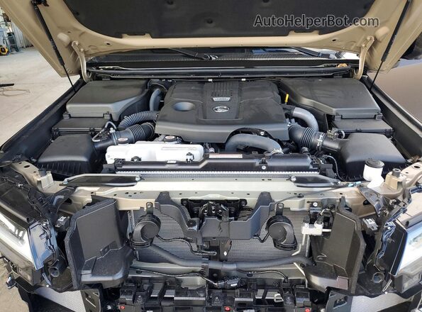 JTJTBCDX5T5074373 2026 LEXUS GX Tan Vista del compartimento del motor