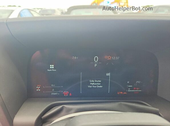 JTJTBCDX7R5025345 2024 LEXUS GX Серебряный Вид щитка приборов