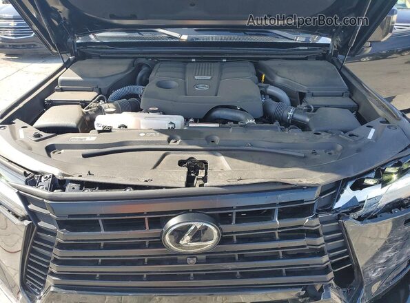 JTJTBCDX8R5003788 2024 LEXUS GX Black Engine compartment view