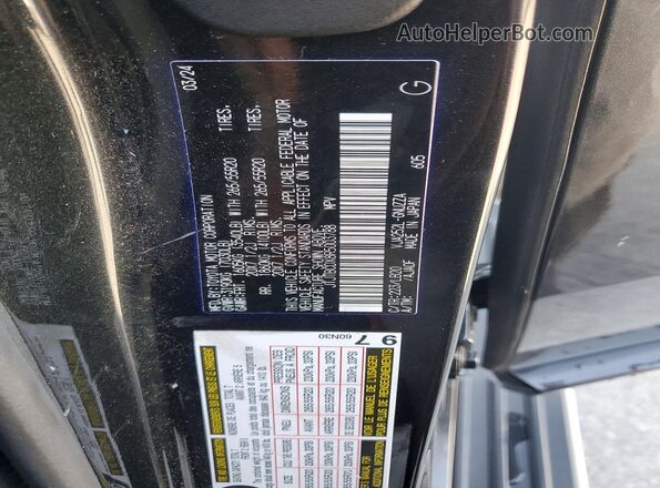 JTJTBCDX8R5003788 2024 LEXUS GX Black VIN sticker view