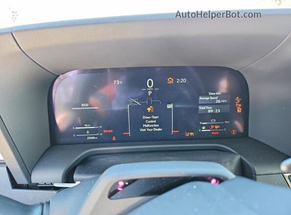 JTJVBCDX4S5067051 2025 LEXUS GX Blue Սարքավորումների վահանակի տեսք