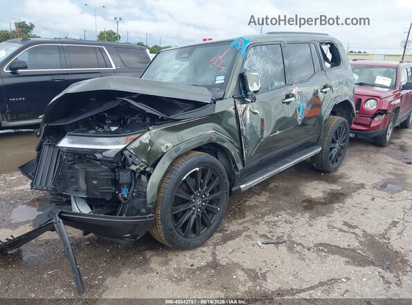 JTJVBCDX5R5003417 2024 LEXUS GX 550 Зеленый Передняя левая четверть