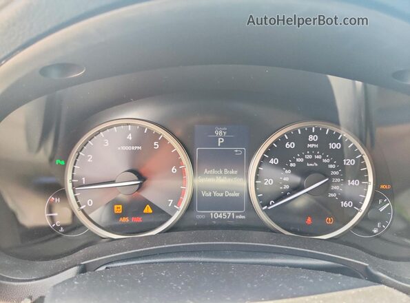 JTJYARBZ0H2075844 2017 LEXUS NX Белый Вид щитка приборов