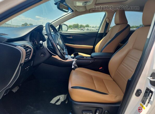 JTJYARBZ0H2075844 2017 LEXUS NX Белый Вид салона спереди