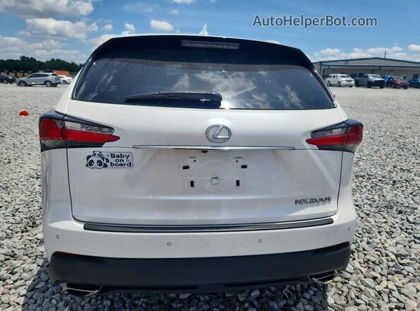 JTJYARBZ0H2075844 2017 LEXUS NX Белый Вид сзади