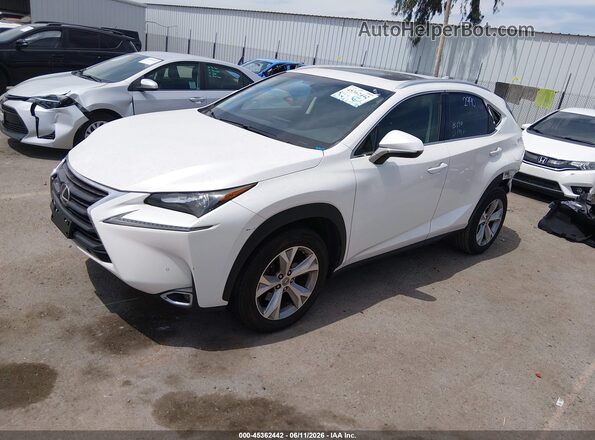 JTJYARBZ0H2079800 2017 LEXUS NX 200T Белый Передняя левая четверть