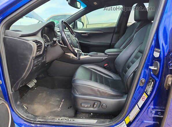 JTJYARBZ2H2082312 2017 LEXUS NX Blue წინა სალონის ხედი