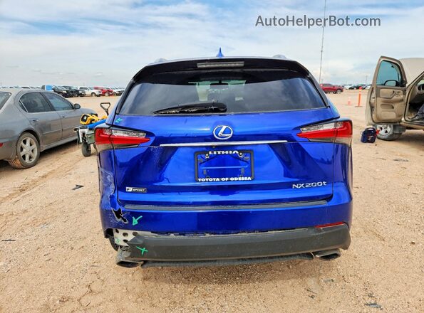 JTJYARBZ2H2082312 2017 LEXUS NX Blue უკანა ხედი