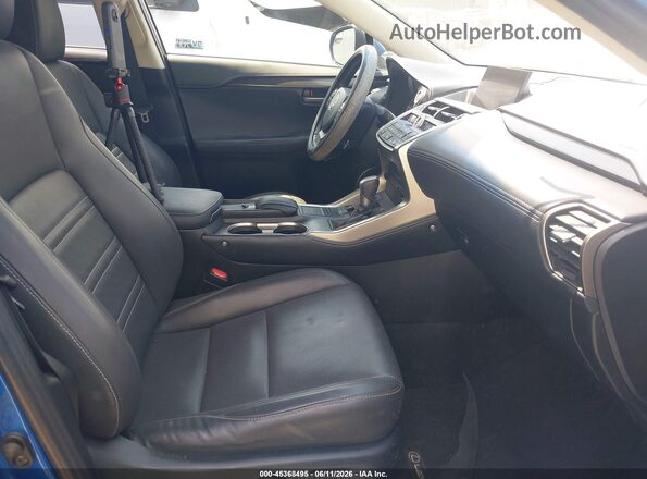 JTJYARBZ3G2028032 2016 LEXUS NX 200T Blue Widok wnętrza z przodu
