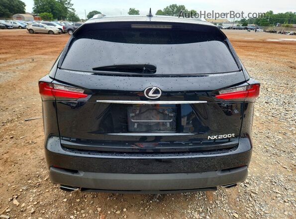 JTJYARBZ3G2040603 2016 LEXUS NX Black Widok z tyłu