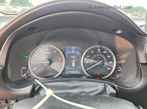 JTJYARBZ3G2040603 2016 LEXUS NX Black Widok zestawu wskaźników