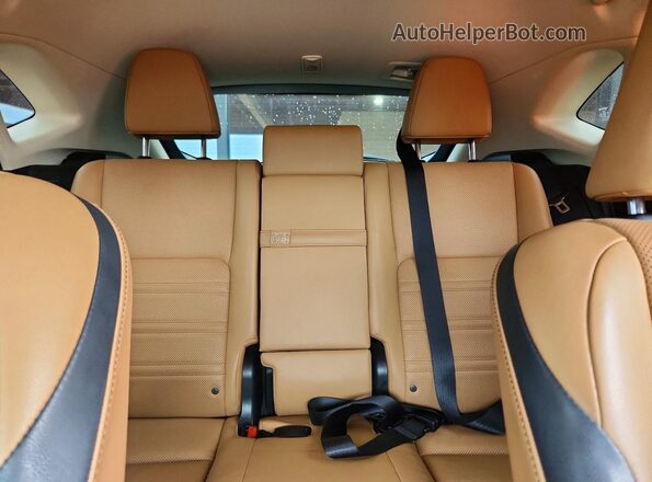 JTJYARBZ3G2040603 2016 LEXUS NX Black Widok tylnych siedzeń