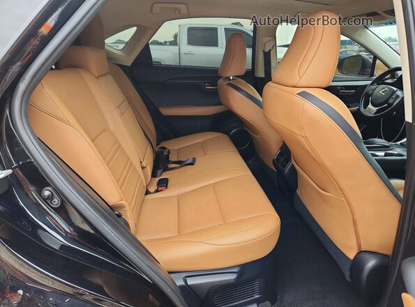 JTJYARBZ3G2040603 2016 LEXUS NX Black Widok wnętrza z tyłu