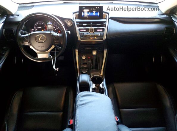 JTJYARBZ3H2075644 2017 LEXUS NX Silver Առջևի վահանակի տեսք
