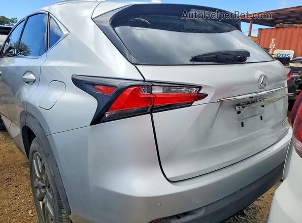 JTJYARBZ3H2077443 2017 LEXUS NX Silver უკანა ხედი