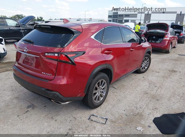 JTJYARBZ4H2078584 2017 LEXUS NX 200T Красный Задняя правая четверть