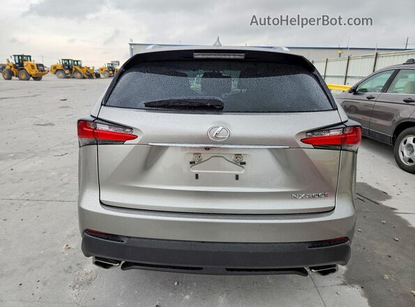 JTJYARBZ4H2080609 2017 LEXUS NX Серебряный Вид сзади