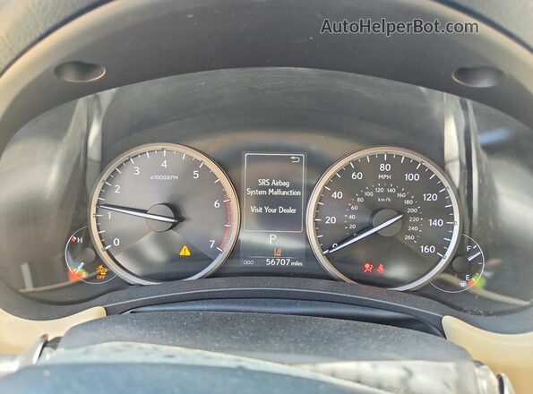 JTJYARBZ5K2120252 2019 LEXUS NX Silver Սարքավորումների վահանակի տեսք