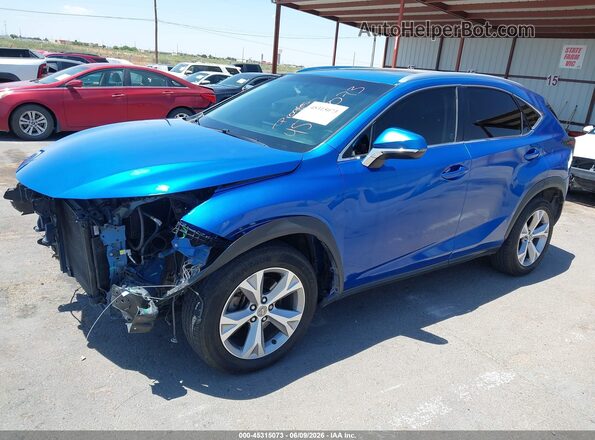 JTJYARBZ6H2063701 2017 LEXUS NX 200T Blue Przód lewy