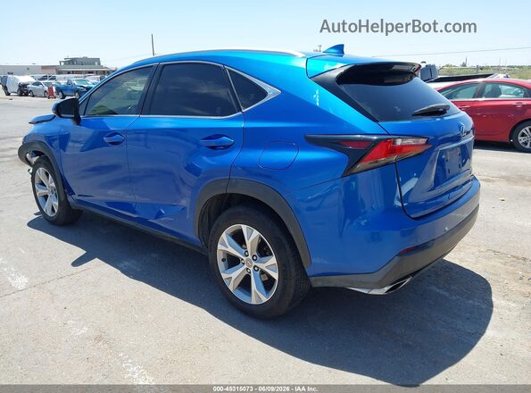 JTJYARBZ6H2063701 2017 LEXUS NX 200T Blue Tył lewy