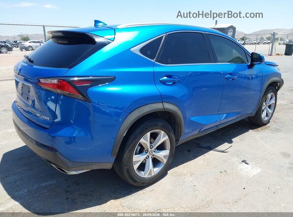 JTJYARBZ6H2063701 2017 LEXUS NX 200T Blue Tył prawy