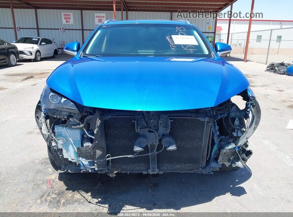 JTJYARBZ6H2063701 2017 LEXUS NX 200T Blue Widok wnętrza z tyłu