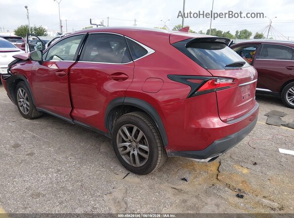 JTJYARBZ8G2026809 2016 LEXUS NX 200T Red Trasero izquierdo
