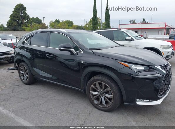 JTJYARBZ8G2049488 2016 LEXUS NX 200T Black Вид задньої частини салону